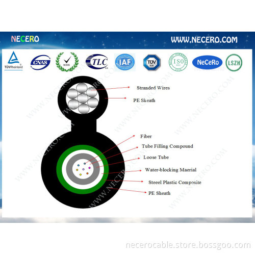 GYXTC8S Figure 8 optic fiber Cable